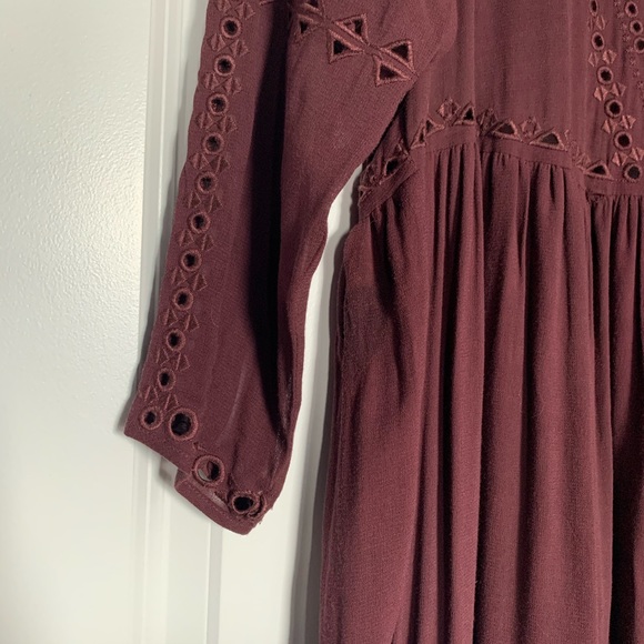 WILFRED - Burgundy Dress - Size S - Picture 4 of 9